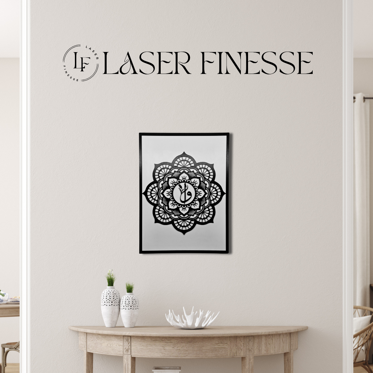 Islamic Wallart "Vav & Elif"